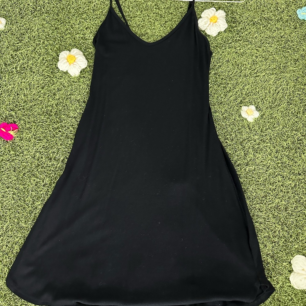 Joah Brown Black Mini Dress